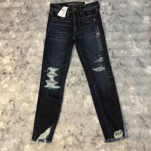 NWT American Eagle Hi-Rise Jegging Crop Stretch
